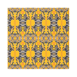 ライリー2、明るい、抽象芸術フローラデザイン。 メタルプリント