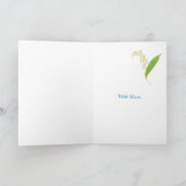 ライリー5月誕生日カード、黒：祖母 カード (内部)