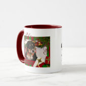 ライリー-ボーダーコリー-リンダ マグカップ (正面左)