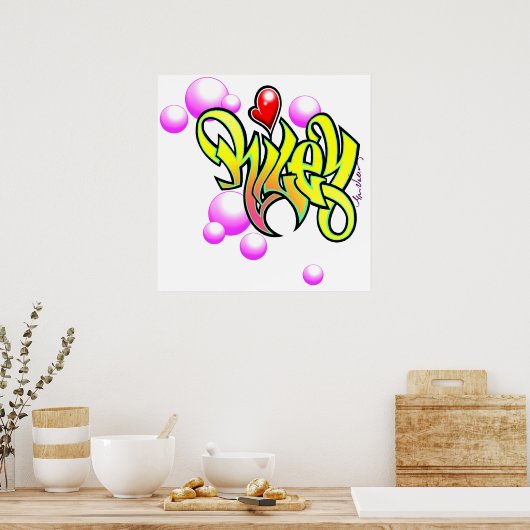 ライリー ポスター (キッチン)