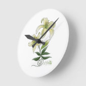 ライリー ラウンド壁時計 (傾斜)