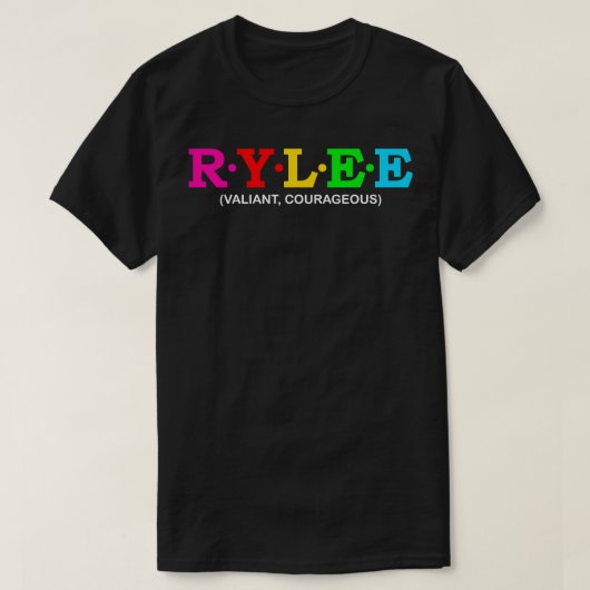 ライリー・ヴァリアント勇気ある Tシャツ (デザイン正面)