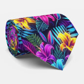 ライリーAbの色で咲鮮やかき誇る花 ネクタイ (ロール)