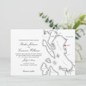 ライルモエレガントンマナーベリンガムの地図結婚と 招待状 (スタンド正面)