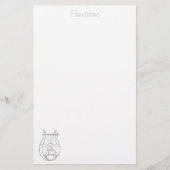 ライレ文房具 – パーソナライズされた 便箋 (正面)
