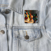 ラインおよびカーブボタン 缶バッジ (インサイチュ)