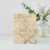 ラインおよび金属回路つながり ポストカード (スタンド正面)