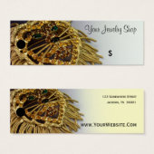 ラインきらめくストーン獅子ジュエリー価格ラベル (正面&裏面)