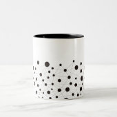 ラインとドット ツートーンマグカップ (中央)