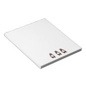 ラインのメモ帳でベア ノートパッド (アングル)