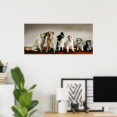 ラインの上 ポスター (ホームオフィス)