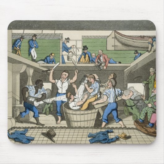 ラインの交差、「Jの冒険からのプレート マウスパッド (正面)