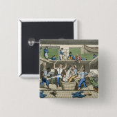 ラインの交差、「Jの冒険からのプレート 缶バッジ (正面&裏面)