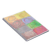 ラインの同心円 ノートブック (右側)