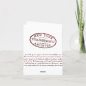 ラインの娘及びAlberich Notecard サンキューカード (裏面)