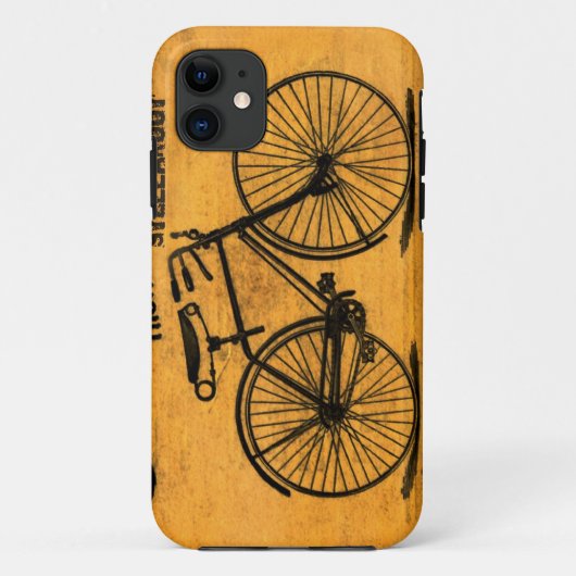 ラインの間で読まれるステラのヴィンテージの自転車 Case-Mate iPhoneケース (裏面)