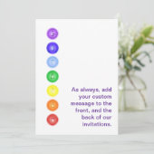 ラインの7チャクラ 招待状 (スタンド正面)