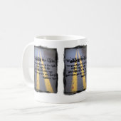 ラインは歩きます コーヒーマグカップ (正面左)