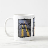 ラインは歩きます コーヒーマグカップ (左)