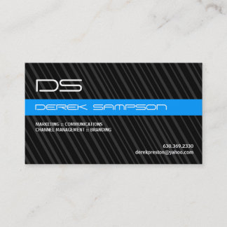 ラインをきれいにして下さい:: モノグラムの名刺 名刺