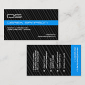 ラインをきれいにして下さい:: モノグラムの名刺 名刺 (正面/裏面)