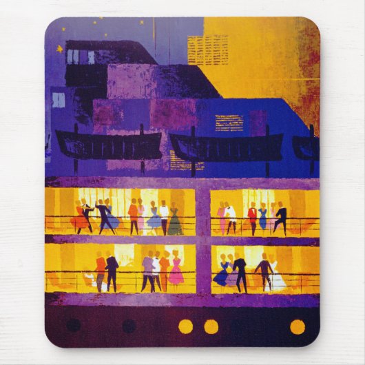 ラインをデッキのパーティーに向ける マウスパッド (正面)