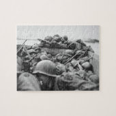 ラインを交差させている同盟第二次世界大戦の兵士 ジグソーパズル (横)