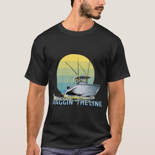 ラインを引っ張る Tシャツ (正面)