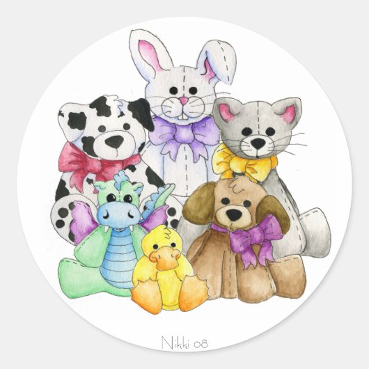 ラインアップステッカー ラウンドシール (正面)