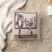 ラインアップ装飾用クッションのウサギ クッション (ブランケット)