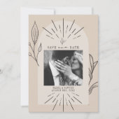 ラインアートアーチスクリプトデザートタン救写真The Dat セーブザデート (正面)