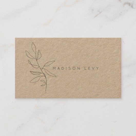 ラインアートインクモダン先住民アーティザンビジネスアポ 予約カード (正面)