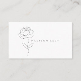 ラインアートインクモダン先住民職人ビジネス 予約カード