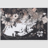 ラインアートウーマン1デコページ紙 薄葉紙 (正面)