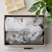 ラインアートウーマン2デコページ紙 薄葉紙 (ギフト)