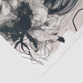 ラインアートウーマン2デコページ紙 薄葉紙 (詳細)