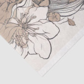 ラインアートウーマン4デコページ紙 薄葉紙 (詳細)