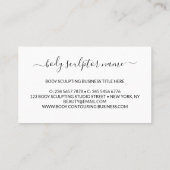 ラインアートエステティシャン 名刺 (裏面)