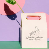 ラインアートカスタムバードの愛で手作りラージ ラバースタンプ