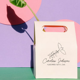 ラインアートカスタムバードの愛で手作りラージ ラバースタンプ