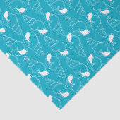 ラインアートシーシェルパターンティール(緑がかった色)ティッシュペーパー 薄葉紙 (詳細)