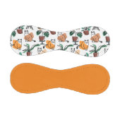 ラインアートスケッチ猫と花 野球ボール (パネル)