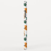 ラインアートスケッチ猫と花 Case-Mate iPhoneケース (裏面/右)