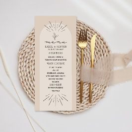 ラインアートタン植物学結婚のメニュー メニュー