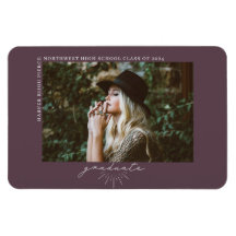 ラインアートパープル卒業写真発表