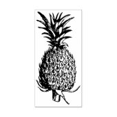 ラインアートフルーツイラストレーション- Pineapple ラバースタンプ (インプリント)