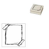 ラインアートフレーム、Journal ラバースタンプ (押印)