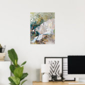 ラインアートプリント ポスター (ホームオフィス)