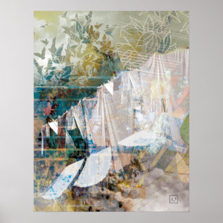 ラインアートプリント ポスター