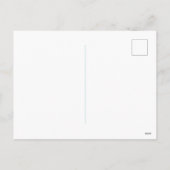 ラインアートホリデークリスマス雪の木 シーズンポストカード (裏面)